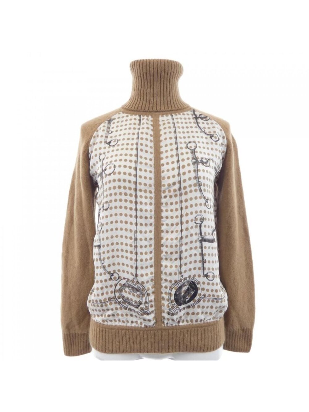 Hermes Tetes de Chevaux Cornes D'attelles Twillaine Knit Sweater